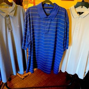 Lot of 3 men’s golf shirts size 3xl